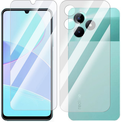 Enlinea Front and Back Screen Guard for Realme C51 Front+Back (Glossy)(Pack of 2)