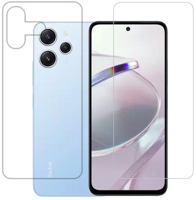 KMPERED Front and Back Tempered Glass for Redmi 12 4G(Pack of 2)