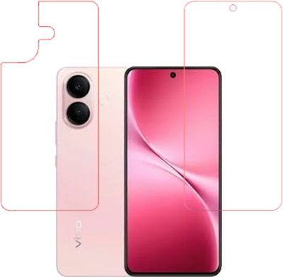 VAYUVAULT Front and Back Screen Guard for vivo V60 Lite, Front Screen Guard Glossy finish, Back Screen Guard Glossy finish(Pack of 2)