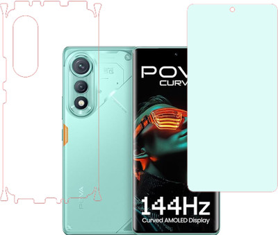 SPRITZEN Front and Back Screen Guard for Tecno Pova Curve 5G, Front Matte Back Clear(Pack of 2)