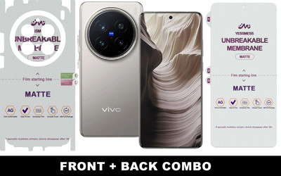 YessMess Front and Back Screen Guard for Vivo X200 Pro 5G(Pack of 2)