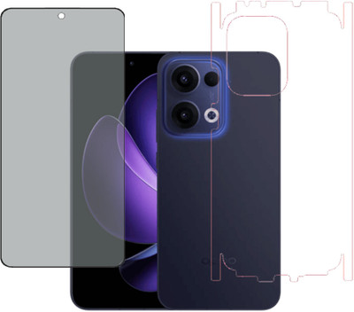 KARTRAY Front and Back Screen Guard for Oppo Reno 13 5G(Pack of 2)