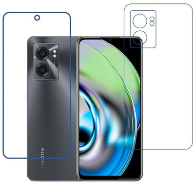 DVTECH Front and Back Screen Guard for 9H Realme V23(Pack of 1)