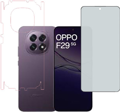 VAYUVAULT Front and Back Screen Guard for OPPO F29 5G(Pack of 2)