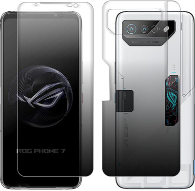 Enlinea Front and Back Screen Guard for Asus ROG Phone 7 Ultimate Front+Back (Matte)(Pack of 2)