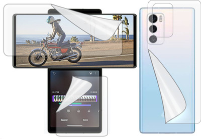 Mobling Front and Back Screen Guard for LG WING 5G (Edge To Edge Full Coverage)(Pack of 1)