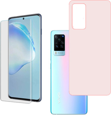 KARTRAY Front and Back Screen Guard for Vivo X60 Pro, UV Glass(Pack of 2)