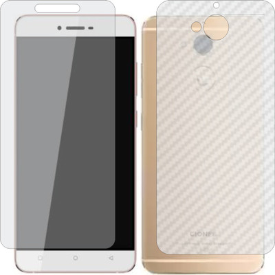ZINGTEL Front and Back Screen Guard for GIONEE ELIFE S6 (Front Matte Finish & Back 3d Carbon Fiber)(Pack of 2)