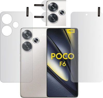 SHIVAAY Front and Back Screen Guard for POCO F6, F6(Pack of 3)