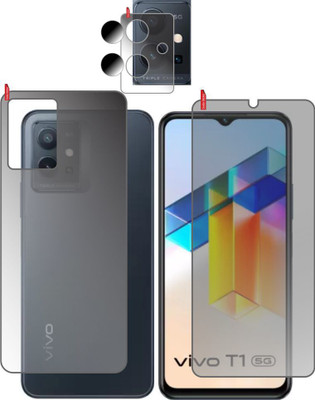 chakoor Front and Back Screen Guard for VIVO T1 5G(Pack of 3)