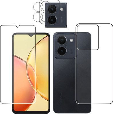 chakoor Front and Back Screen Guard for Vivo y36 5g(Pack of 3)