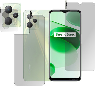 chakoor Front and Back Screen Guard for REALME C35(Pack of 3)