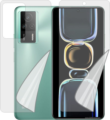 Fasheen Front and Back Screen Guard for POCO F5 PRO 23013PC75G (Edge To Edge TPU Full Coverage)(Pack of 1)
