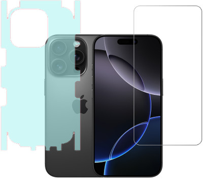 KARTRAY Front and Back Screen Guard for Apple iPhone 16 Pro(Pack of 2)
