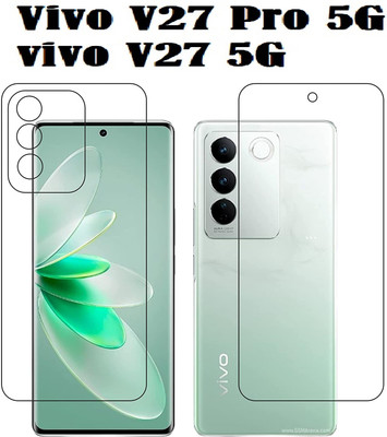 welldesign Front and Back Screen Guard for Vivo V27 Pro 5G, Vivo V27 5G(Pack of 1)