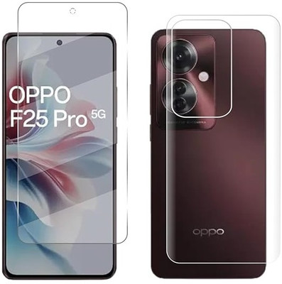 Caseworm Front and Back Screen Guard for Oppo F25 Pro (5G)(Pack of 1)
