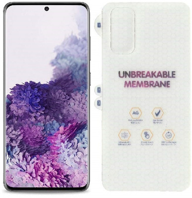 VOSKI Screen Guard for Samsung Galaxy S20 Plus Matte Finish Unbreakable Membrane Back Screen Guard(Pack of 1)