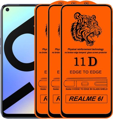 EXISITERS Front and Back Screen Guard for Realme 6i(Pack of 3)