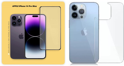 AKSHUD Front and Back Screen Guard for APPLE iPhone 14 PRO MAX(Pack of 2)