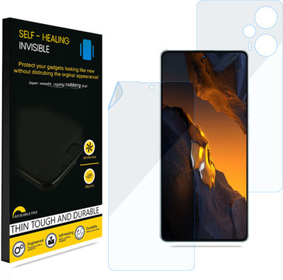 KUBERAN Front and Back Screen Guard for Xiaomi Poco F5, Invisible Screen Protector / Body Protector, Scratch Guard(Pack of 1)