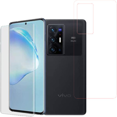 SPRITZEN Front and Back Screen Guard for Vivo X70 Pro Plus, UV Glass(Pack of 2)