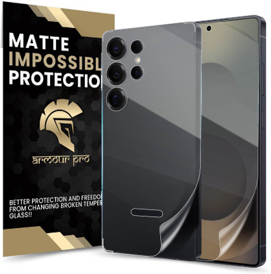 ArmourPro Front and Back Screen Guard for Samsung Galaxy S25 Ultra 5G, Samsung S25 Ultra 5G, Samsung S25 Ultra, 4 Layer Unbreakable Membrane with Easy Installation(Pack of 1)