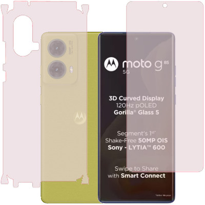 HOBBYTRONICS Front and Back Screen Guard for MOTOROLA G85 5G, MOTO G85 5G(Pack of 1)