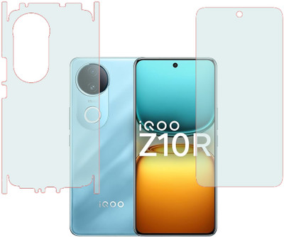 KARTRAY Front and Back Screen Guard for iQOO Z10R 5G, Front Matte Back Matte(Pack of 2)