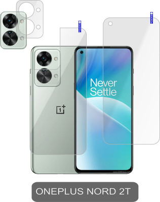 tempurglaze Front and Back Screen Guard for OnePlus Nord 2T 5G, OnePlus Nord 2T(Pack of 3)
