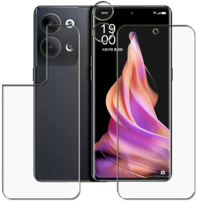 DVTECH Front and Back Screen Guard for TPU Clear Front And TPU BackOppo Reno9(Pack of 1)