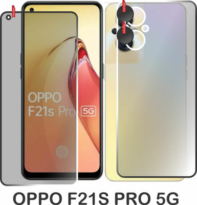 chakoor Front and Back Screen Guard for OPPo F21S PRO 5G(Pack of 2)