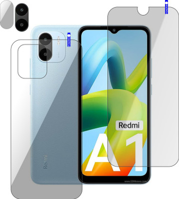 PONDRIK Front and Back Screen Guard for REDMI A1(Pack of 3)
