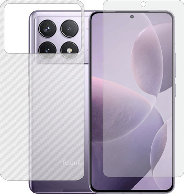 TELTREK Front and Back Screen Guard for Redmi K70(Pack of 2)