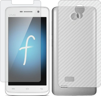 MOBART Front and Back Screen Guard for VIVO Y25 4G (Front Matte Finish & Back 3d Carbon Fiber)(Pack of 2)