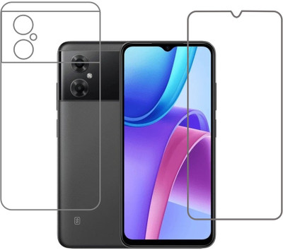 DVTECH Front and Back Screen Guard for 9H Xiaomi Redmi Note 11R(Pack of 1)