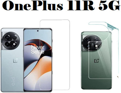 welldesign Front and Back Screen Guard for OnePlus 11R 5G, OnePlus 11 R 5G(Pack of 1)