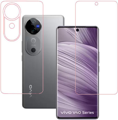HOBBYTRONICS Front and Back Screen Guard for Vivo V40 5G(Pack of 1)