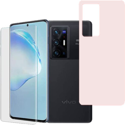 KARTRAY Front and Back Screen Guard for Vivo X70 Pro Plus, UV Glass(Pack of 2)
