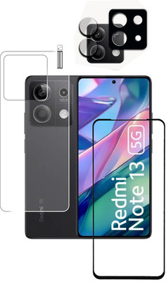 FINCH Front and Back Screen Guard for REDMI NOTE 13 5G, XIAOMI REDMI NOTE 13 5G, MI NOTE 13 5G, REDMI NOTE 13 5G(Pack of 3)