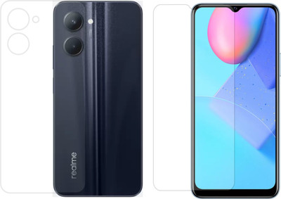 Ten To 11 Front and Back Screen Guard for Realme C33(Pack of 2)