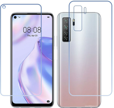 DVTECH Front and Back Screen Guard for 9H Crystal Clear Front And Carbon Fiber BackHuawei nova 8 SE Youth(Pack of 1)