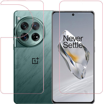 HOBBYTRONICS Front and Back Screen Guard for Oneplus 12R, 1+12R 5G(Pack of 1)
