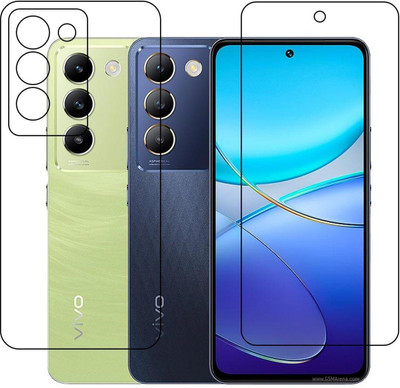 DVTECH Front and Back Screen Guard for Vivo Y100 4G 9H Crystal Clear(Pack of 1)