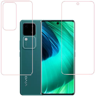 KARTRAY Front and Back Screen Guard for Vivo V30 5G, Vivo V30 Pro 5G, Clear(Pack of 2)