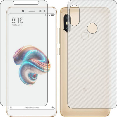Mobling Front and Back Tempered Glass for Mi Redmi Note 5 Pro(Pack of 2)