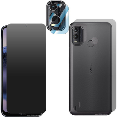 Enlinea Front and Back Screen Guard for Nokia G11 Plus Front+Back+Camera (Matte)(Pack of 3)