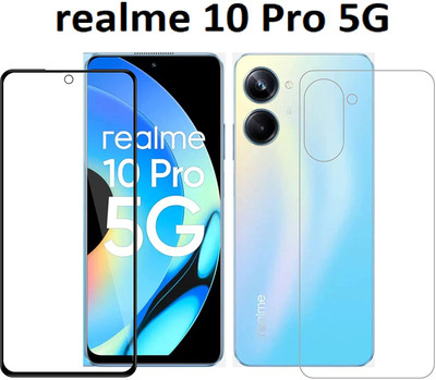 LIKEDESIGN Front and Back Screen Guard for realme 10 Pro 5G, realme 10 Pro(Pack of 1)