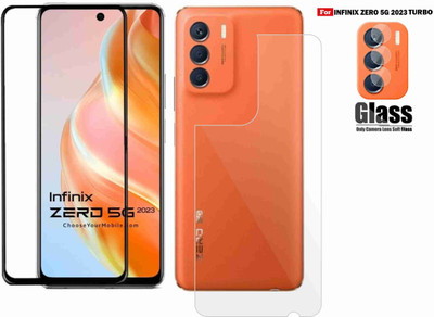 Olonga Front and Back Screen Guard for Infinix Zero 5G 2023 TURBO(Pack of 2)