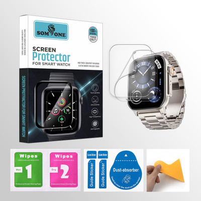 SOMTONE Front and Back Screen Guard for boAt Wave Vivid 2.0 inch Smartwatch 2 PROTECTOR + 2 WIPES + 2 DUST REMOVAL STICKER + 1 WIPER(Pack of 2) SOMTONE Front and Back Screen Guard for boAt Wave Vivid 2.0 inch Smartwatch 2 PROTECTOR + 2 WIPES + 2 DUST REMOVAL STICKER + 1 WIPER(Pack of 2)