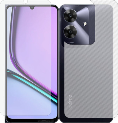 TELTREK Front and Back Screen Guard for Realme Narzo N61(Pack of 2)